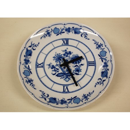 (n-5638) Jlmenau, sibulamustriga portselanist seinakell