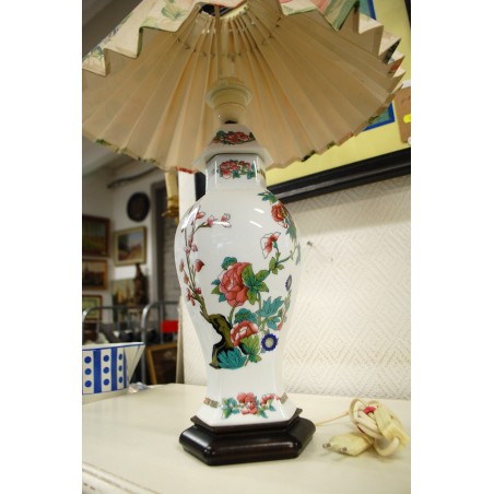 (n-5657) Limoges, kõrge lilleline laualamp