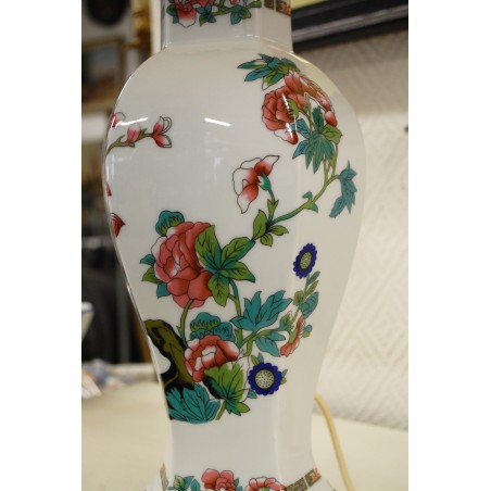 (n-5657) Limoges, kõrge lilleline laualamp