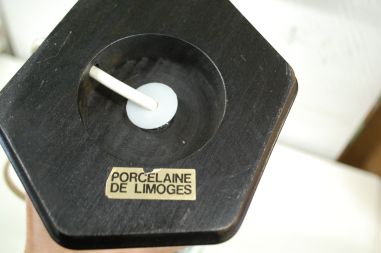 (n-5657) Limoges, kõrge lilleline laualamp