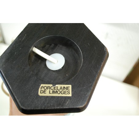 (n-5657) Limoges, kõrge lilleline laualamp