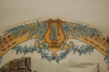 (n-5680/4)  Sarreguemines, kollektsioontaldrik Lacome