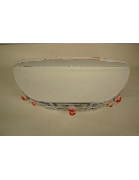 (n-5707) Valge puitraamiga maitseaineriiul