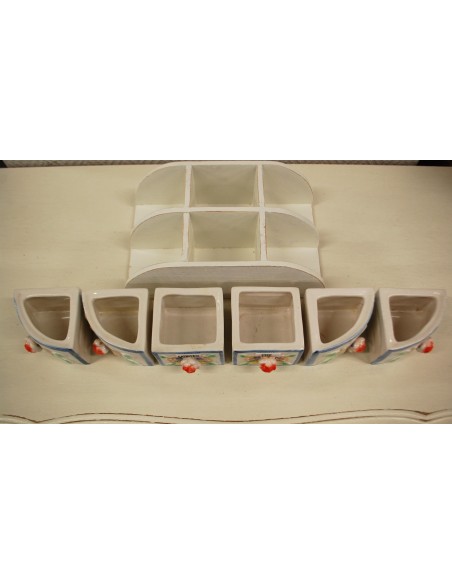 (n-5707) Valge puitraamiga maitseaineriiul