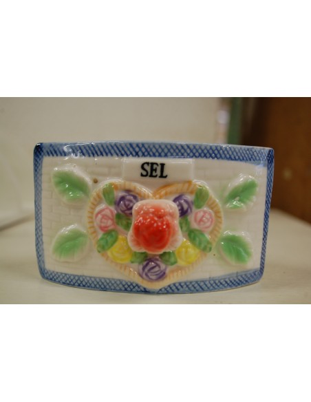 (n-5707) Valge puitraamiga maitseaineriiul