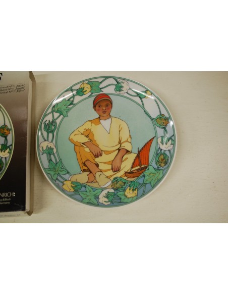 (n-5753) Villeroy & Boch, Unisef kollektsioontaldrik "Children of the World", nr 11 Egiptus kollektsioontaldrik
