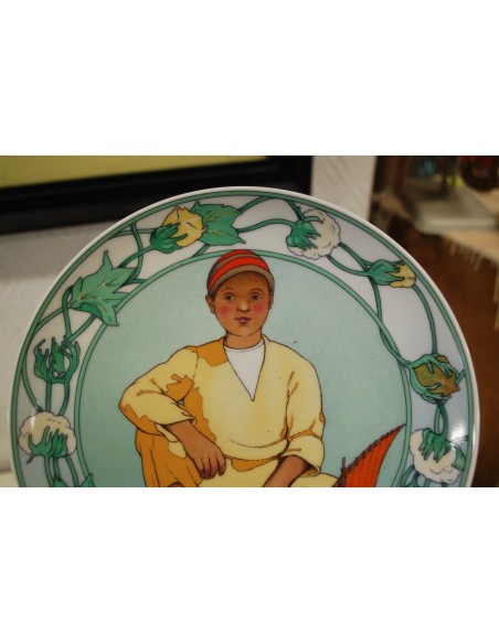 (n-5753) Villeroy & Boch, Unisef kollektsioontaldrik "Children of the World", nr 11 Egiptus kollektsioontaldrik