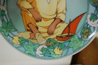 (n-5753) Villeroy & Boch, Unisef kollektsioontaldrik "Children of the World", nr 11 Egiptus kollektsioontaldrik