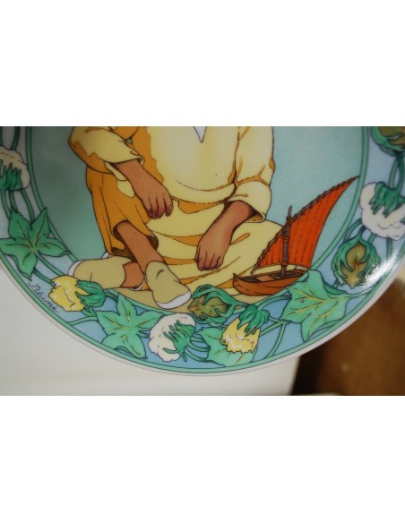 (n-5753) Villeroy & Boch, Unisef kollektsioontaldrik "Children of the World", nr 11 Egiptus kollektsioontaldrik