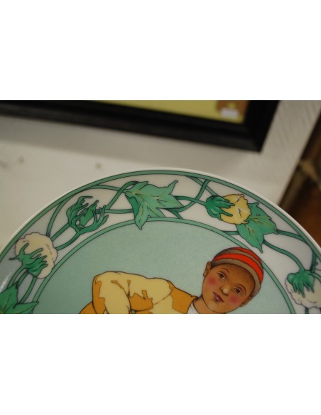 (n-5753) Villeroy & Boch, Unisef kollektsioontaldrik "Children of the World", nr 11 Egiptus kollektsioontaldrik