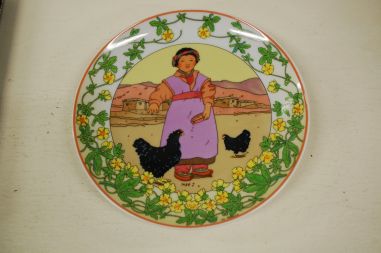 (n-5754) Villeroy & Boch, Unisef kollektsioontaldrik "Children of the World", nr 2 Tiibet kollektsioontaldrik