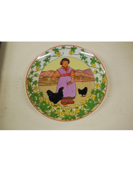 (n-5754) Villeroy & Boch, Unisef kollektsioontaldrik "Children of the World", nr 2 Tiibet kollektsioontaldrik