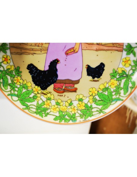 (n-5754) Villeroy & Boch, Unisef kollektsioontaldrik "Children of the World", nr 2 Tiibet kollektsioontaldrik