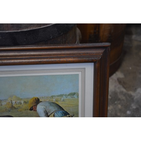 (n-5767) Raamitud kuulsa Millet viljakoristuse maali repro