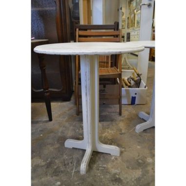 (L-415) Ümar  valge laud