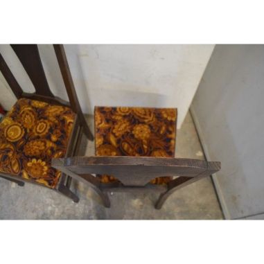 (L-420)  2 tk vana tammeraamis tooli