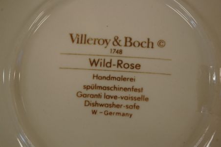 (n-2742/5) Villeroy&Boch Wild Rose kohvitassid-taldrikud, 5tk