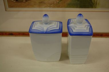 (R-016) 2tk keraamilised toosid, Kohv ja Suhkur