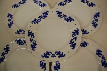 (10-729/7) Boch Freres, salatitaldrikud, 5tk 2