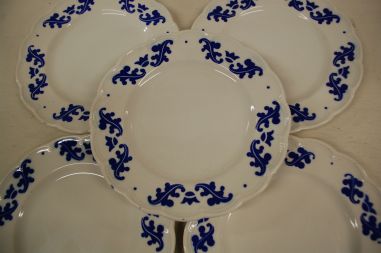 (10-729/7) Boch Freres, salatitaldrikud, 5tk