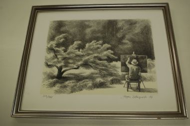 (L-485) Jörgen Zetterqvist, litograafia 302/500