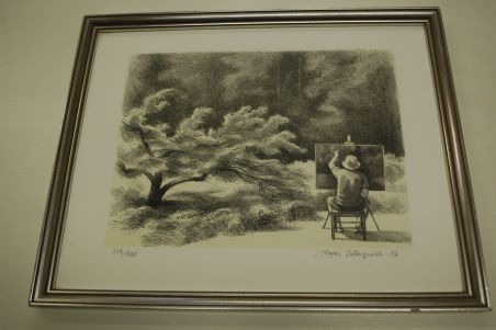 (L-485) Jörgen Zetterqvist, litograafia 302/500