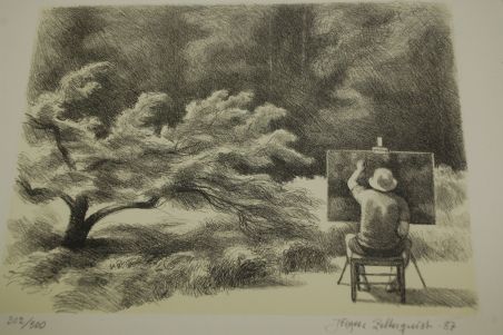 (L-485) Jörgen Zetterqvist, litograafia 302/500