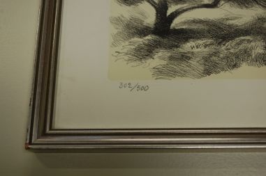 (L-485) Jörgen Zetterqvist, litograafia 302/500