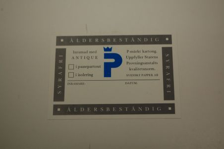 (L-485) Jörgen Zetterqvist, litograafia 302/500