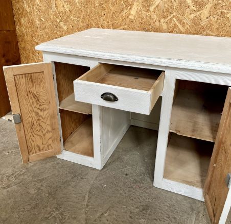 (11-542) Valge kirjutuslaud