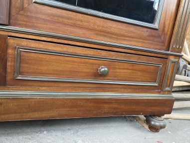 (11-515) Suur ustega riiulitega kapp, raamatukapp, riidekapp