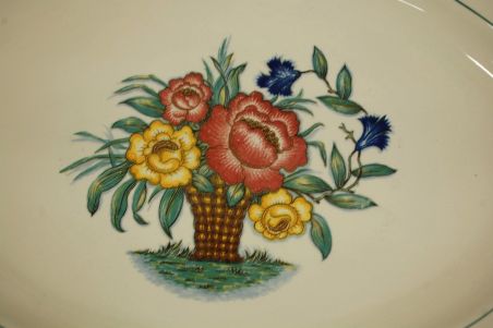 (n-5857/3) Boch Freres Panier, suur ovallne vaagen