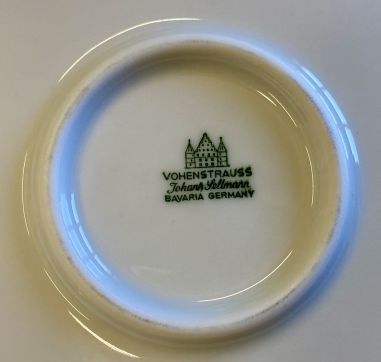 (n-5877) Bavaria Vohenstrauss Johann Seltmann, puuviljadega vaagen