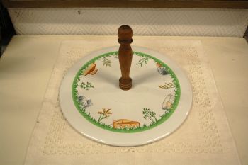 (n-5950) Revol Porcelaine Veritable, juustuvaagen sangaga 2