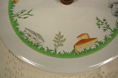 (n-5950) Revol Porcelaine Veritable, juustuvaagen sangaga