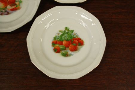 (n-5994) Puuviljadega koogitaldrikud, 5tk