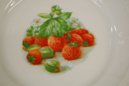 (n-5994) Puuviljadega koogitaldrikud, 5tk