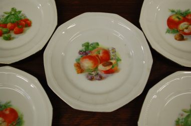 (n-5994) Puuviljadega koogitaldrikud, 5tk