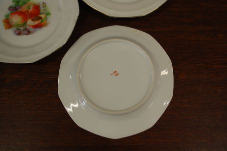 (n-5994) Puuviljadega koogitaldrikud, 5tk