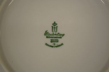 (n-6013) Bavaria Winterling Schwarzenbach, õlelillemustriga kohvitassid-taldrikud, 6tk