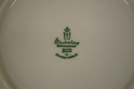 (n-6013) Bavaria Winterling Schwarzenbach, õlelillemustriga kohvitassid-taldrikud, 6tk