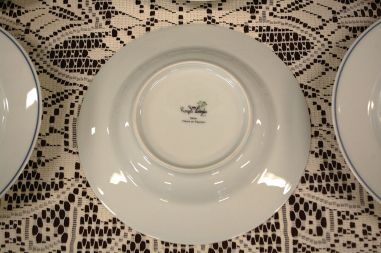 (n-6016/2) Royal Limoges, Fleurs au Papillon, supi-pastataldrikud, 6tk