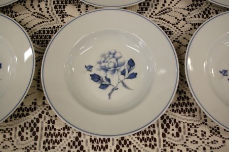 (n-6016/4) Royal Limoges, Fleurs au Papillon, supi-pastataldrikud, 5tk