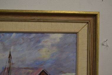 (n-6112) Signeeritud meremotiiviga maal, 1946.a.