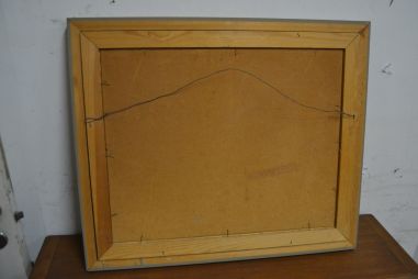 (n-6112) Signeeritud meremotiiviga maal, 1946.a.