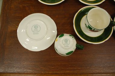 (n-6032/1) Villeroy & Boch Bauernblume, kohvitassid-taldrikud, 6tk