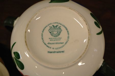 (n-6032/3) Villeroy & Boch Bauernblume, suhkrutoos