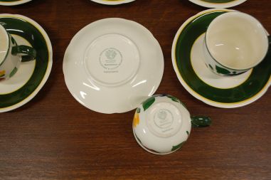 (n-6032/6) Villeroy & Boch Bauernblume, kohvitassid-taldrikud, 6tk