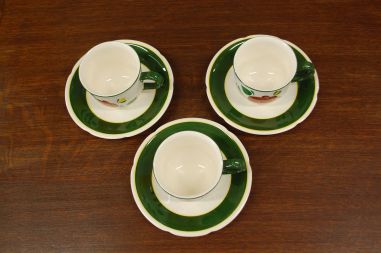 (n-6032/7) Villeroy & Boch Bauernblume, kohvitassid-salatitaldrikud, 3tk