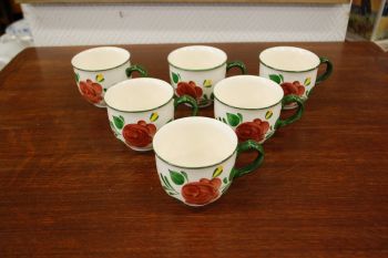 (n-6032/8) Villeroy & Boch Bauernblume, kohvitassid, 6tk